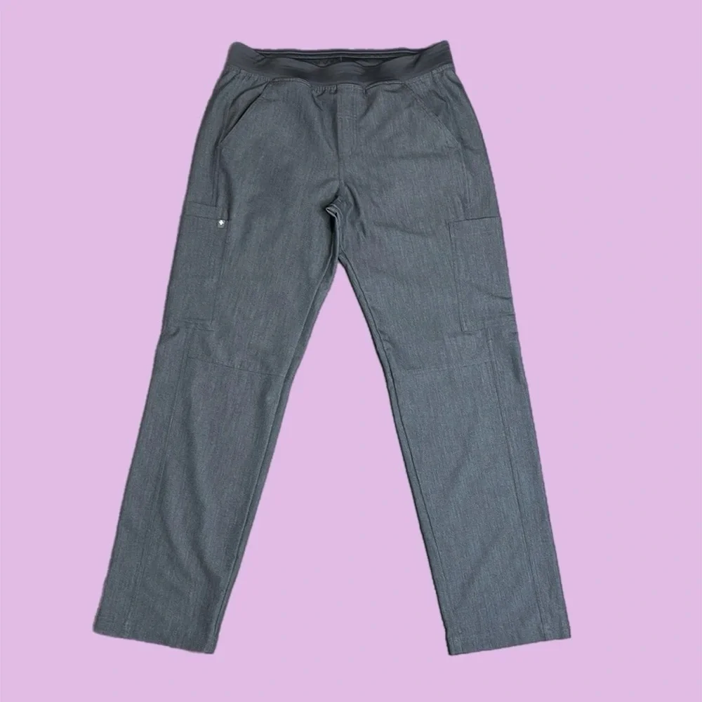 Figs Men’s Axim Cargo Scrub Pants in Graphite Sz M